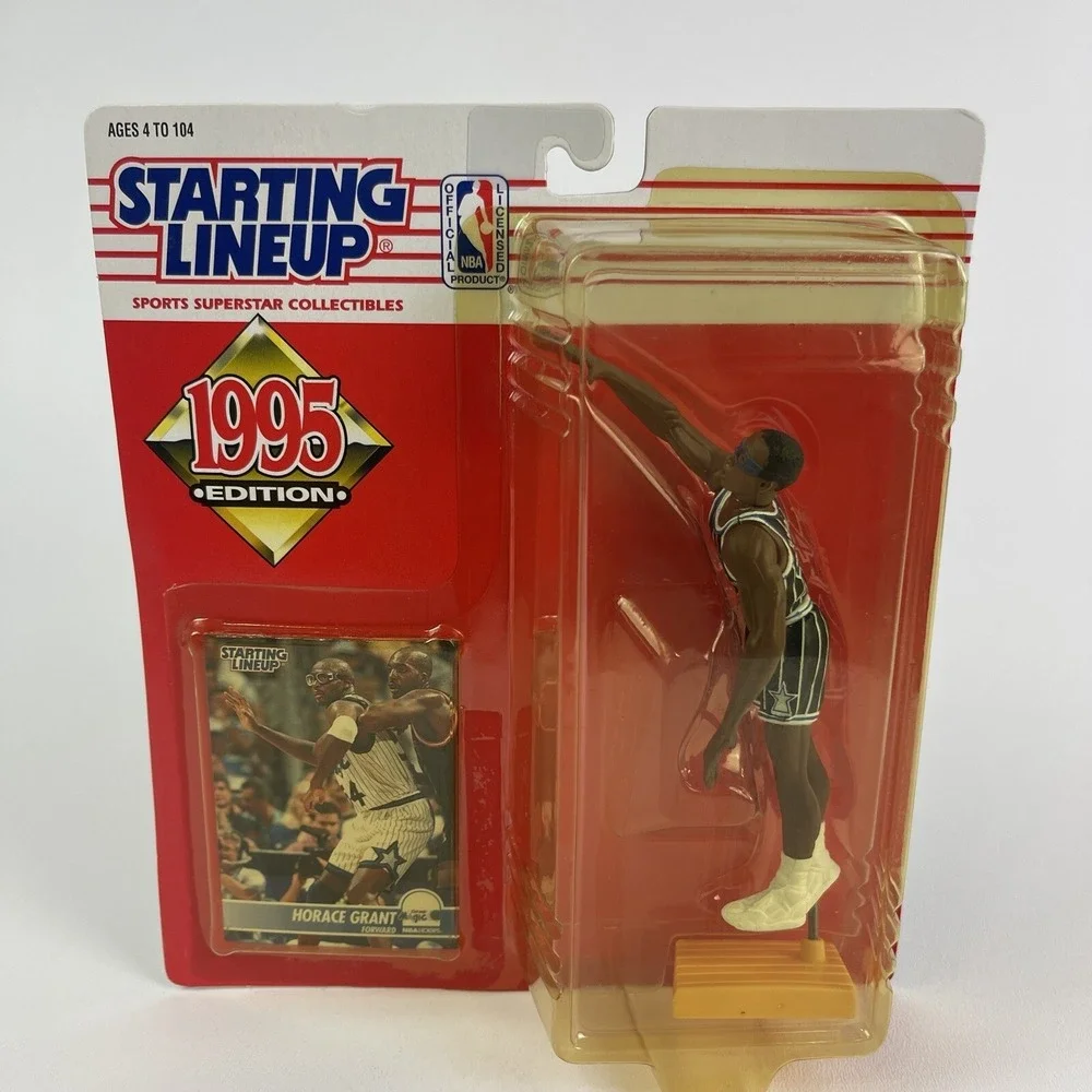 Starting Lineup 1995 Kenner NBA Orlando Magic Horace Grant Basketball Card
